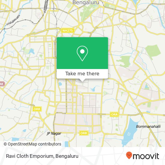 Ravi Cloth Emporium, Byrasandra Main Road Bengaluru 560011 KA map