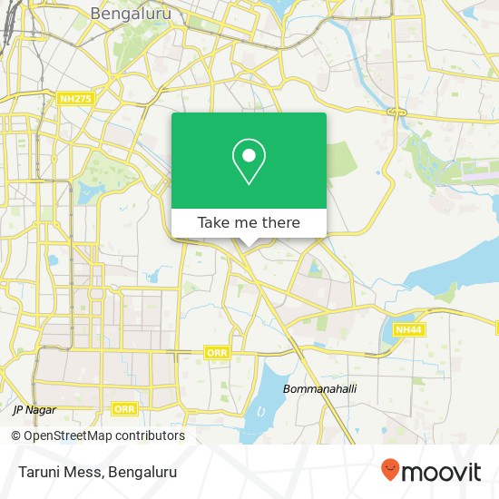 Taruni Mess, 1st C Cross Road Bengaluru 560095 KA map