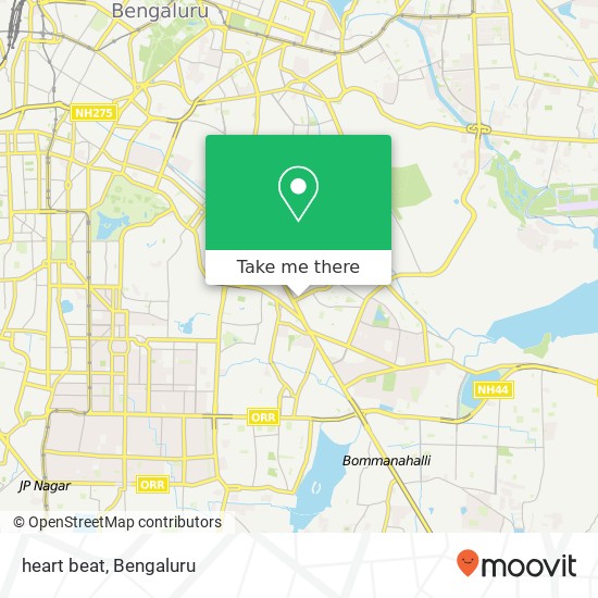 heart beat, Ganapathi Temple Road Bengaluru 560095 KA map