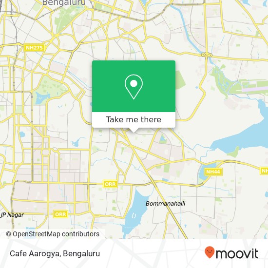 Cafe Aarogya, Jyothi Niwas College Road Bengaluru 560034 KA map
