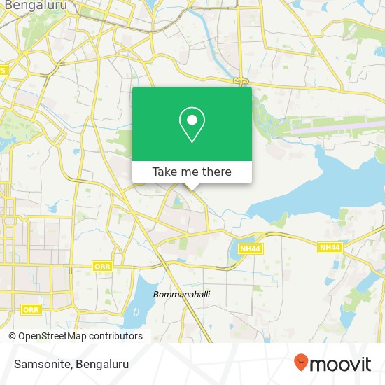 Samsonite map