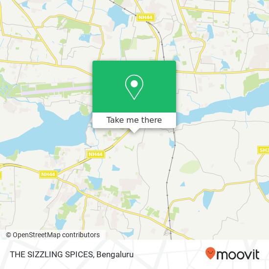 THE SIZZLING SPICES, Bengaluru KA map