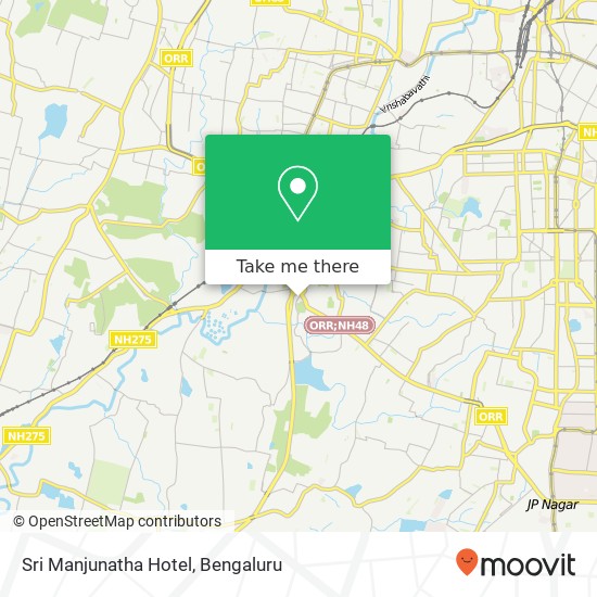 Sri Manjunatha Hotel, Muneswar Nagar Road Bengaluru 560085 KA map