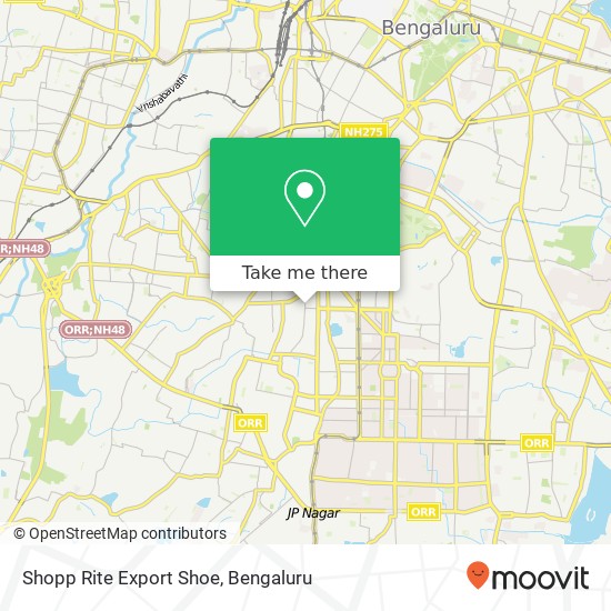 Shopp Rite Export Shoe, Nagasandra Main Road Bengaluru 560004 KA map
