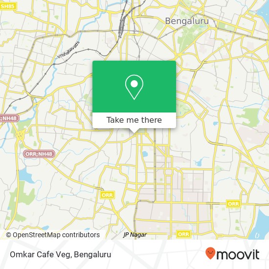 Omkar Cafe Veg, Nettakallappa Circle Bengaluru KA map