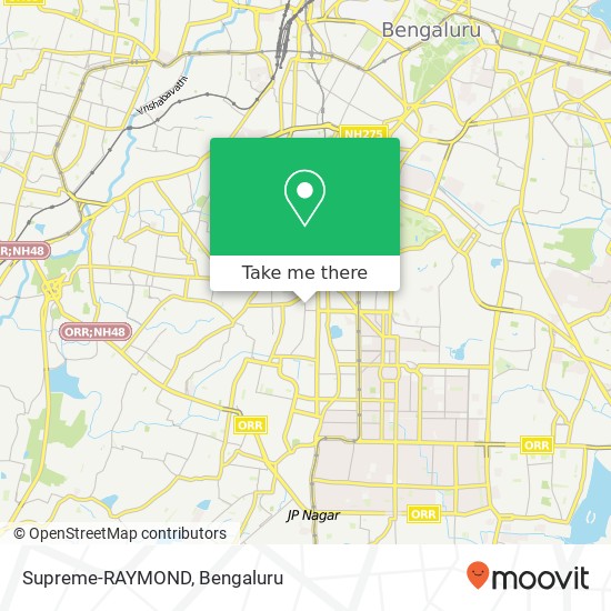 Supreme-RAYMOND, Model House Road Bengaluru 560004 KA map