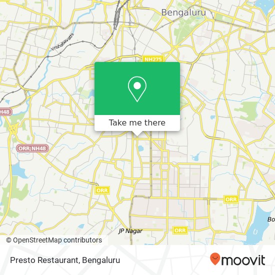 Presto Restaurant, S Cross Road Bengaluru 560004 KA map