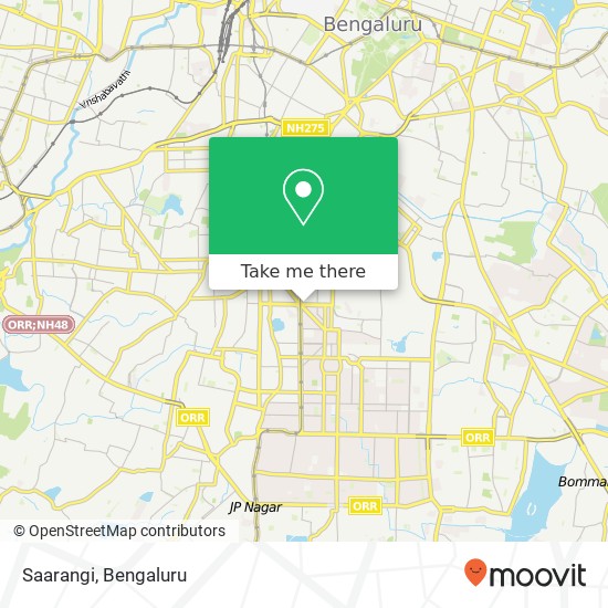 Saarangi, Nettur Srinivasa Rao Road Bengaluru 560011 KA map