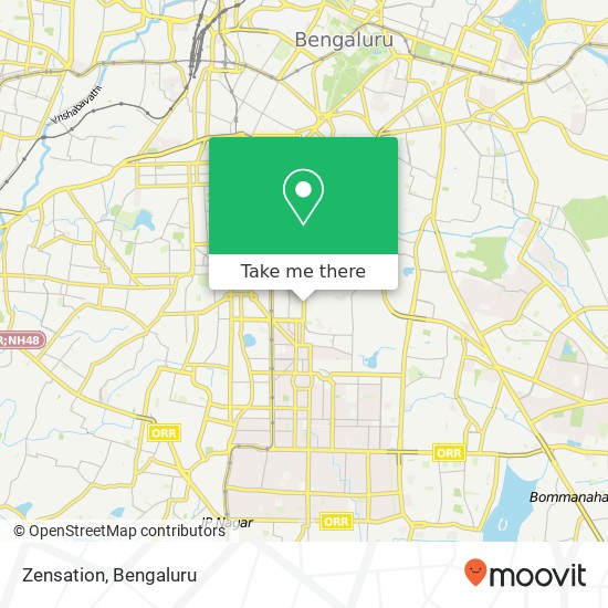 Zensation, Ashoka Pillar Road Bengaluru 560011 KA map