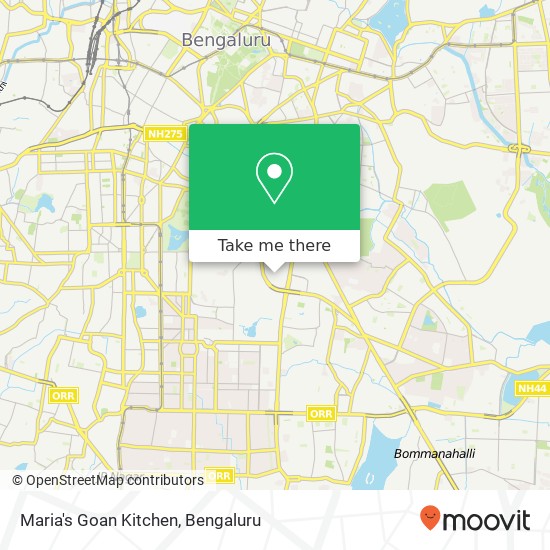 Maria's Goan Kitchen, 1st Main Road Bengaluru 560030 KA map