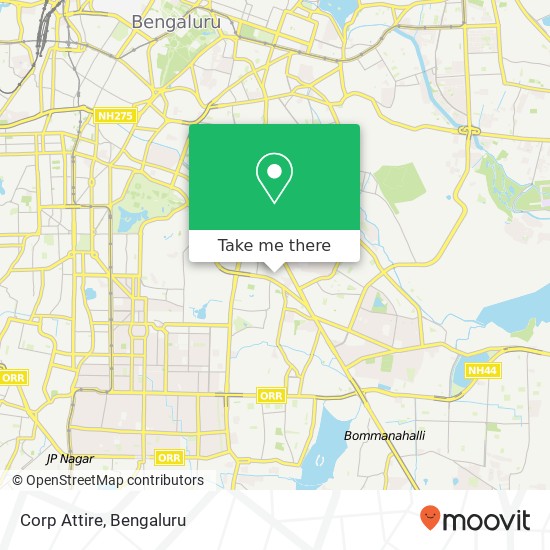 Corp Attire, 1st Main Road Bengaluru 560030 KA map