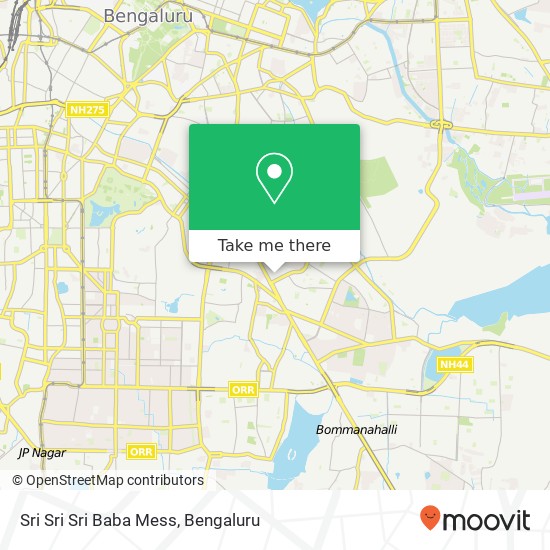 Sri Sri Sri Baba Mess, 1st C Main Road Bengaluru 560095 KA map