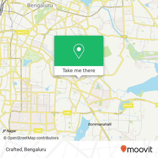 Crafted, Bengaluru 560095 KA map