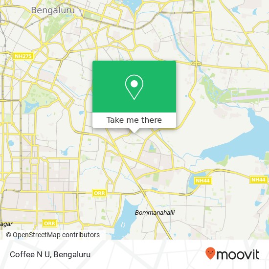 Coffee N U, 17th E Main Road Bengaluru 560095 KA map