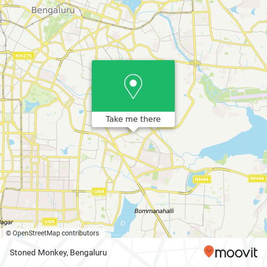 Stoned Monkey, 5th Cross Road Bengaluru 560095 KA map