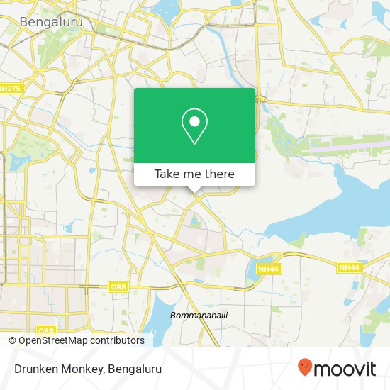 Drunken Monkey, 80 Feet Main Road Bengaluru 560095 KA map