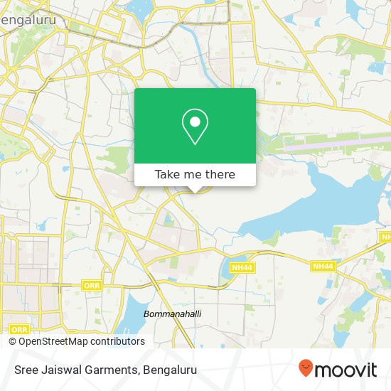 Sree Jaiswal Garments, 1st Main Road Bengaluru 560034 KA map