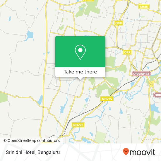 Srinidhi Hotel, Bhuvaneshwari Main Road KA map