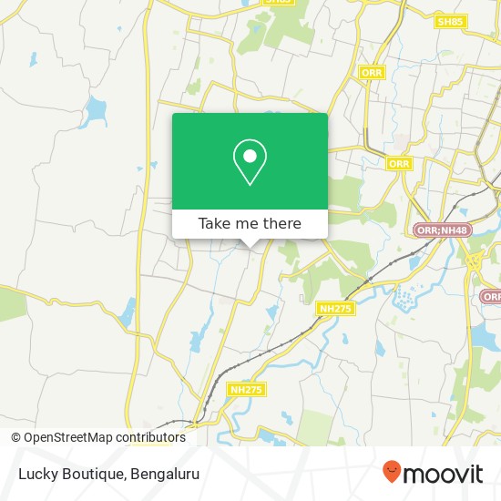 Lucky Boutique, Bhuvaneshwari Main Road Bengaluru KA map