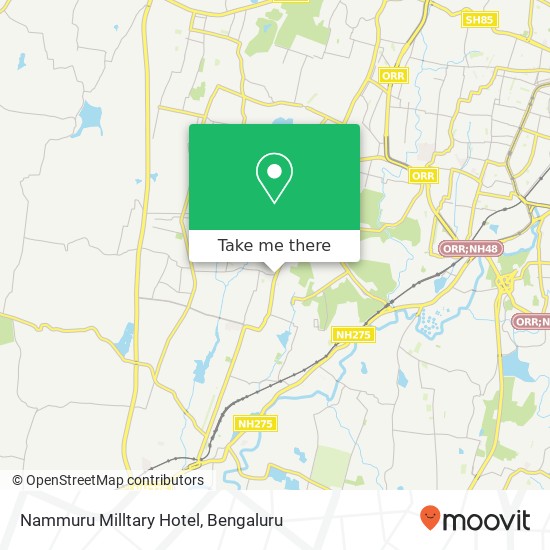 Nammuru Milltary Hotel, Bhuvaneshwari Main Road Bengaluru KA map