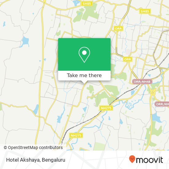 Hotel Akshaya, Outer Ring Road Bengaluru KA map