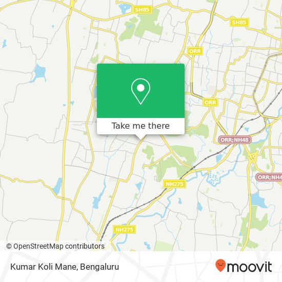 Kumar Koli Mane, Shankar Mandir Road Bengaluru 560056 KA map