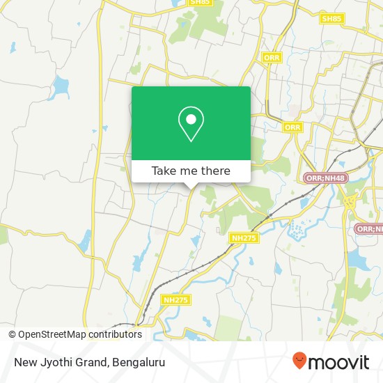 New Jyothi Grand, Outer Ring Road Bengaluru KA map