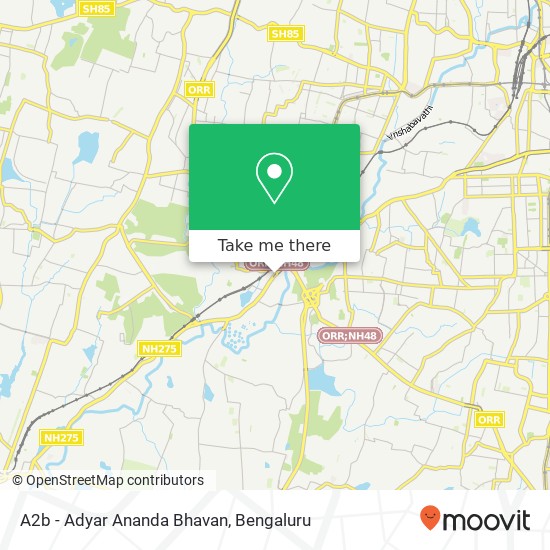 A2b - Adyar Ananda Bhavan, Mysore Road Bengaluru 560039 KA map