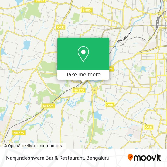 Nanjundeshwara Bar & Restaurant map