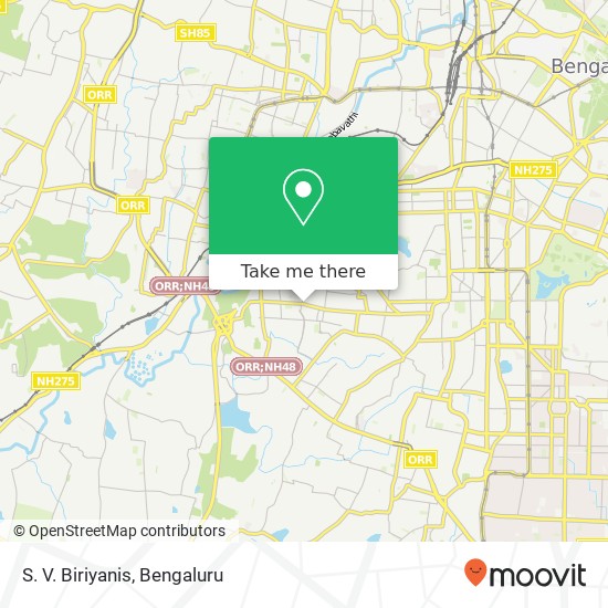 S. V. Biriyanis, 50 Feet Main Road Bengaluru 560026 KA map