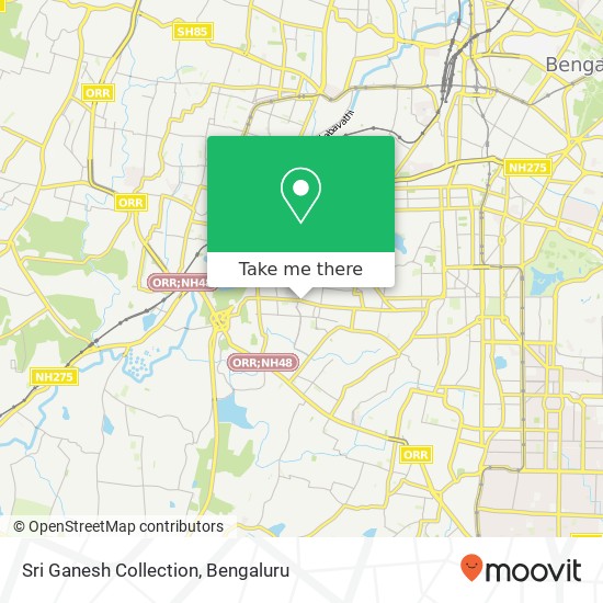 Sri Ganesh Collection, 25th Main Road Bengaluru KA map