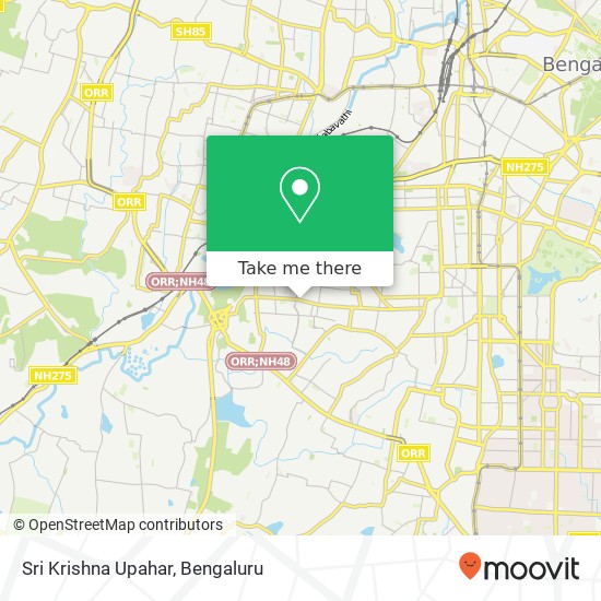 Sri Krishna Upahar, 50 Feet Main Road Bengaluru 560026 KA map