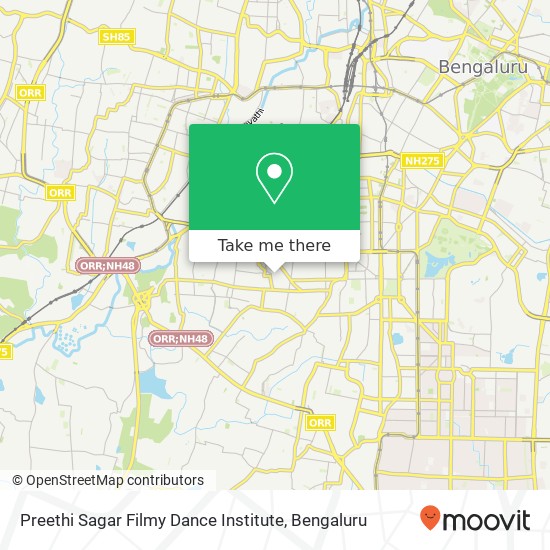 Preethi Sagar Filmy Dance Institute map