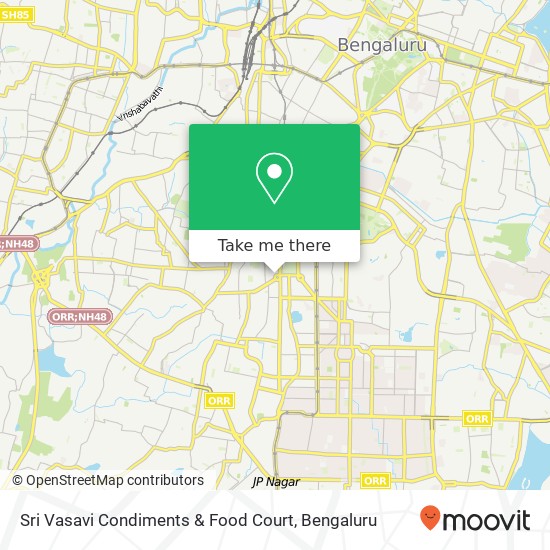 Sri Vasavi Condiments & Food Court, Market Road Bengaluru 560004 KA map