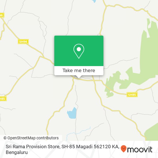 Sri Rama Provision Store, SH-85 Magadi 562120 KA map