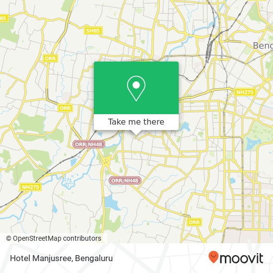 Hotel Manjusree, 2nd Main Road Bengaluru 560026 KA map