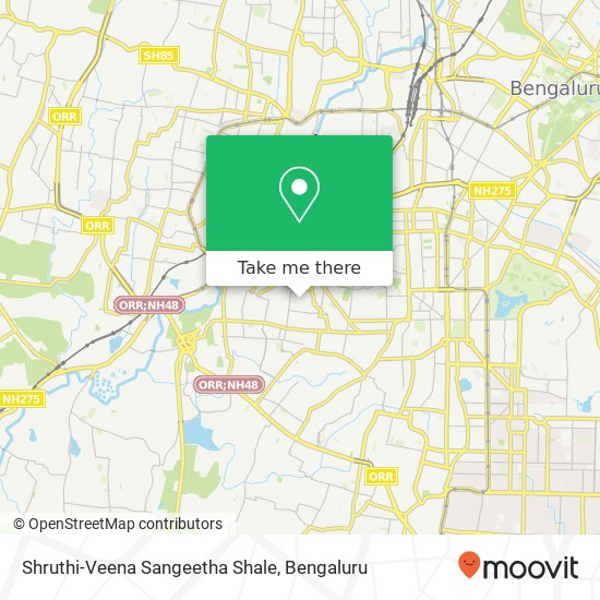 Shruthi-Veena Sangeetha Shale map