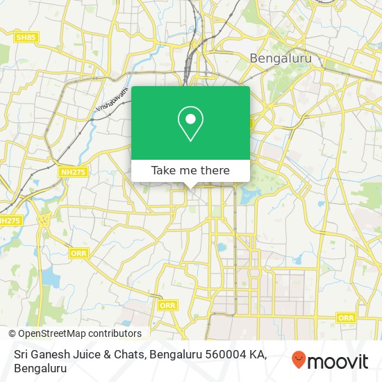 Sri Ganesh Juice & Chats, Bengaluru 560004 KA map