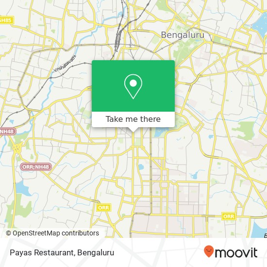 Payas Restaurant, Service Road Bengaluru 560004 KA map