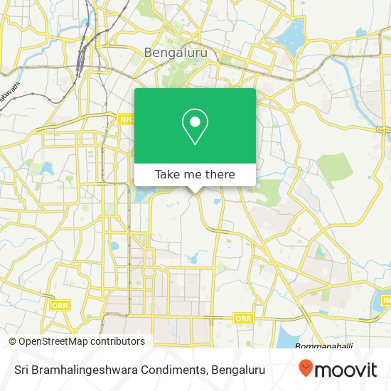 Sri Bramhalingeshwara Condiments, Hosur Road Bengaluru 560011 KA map