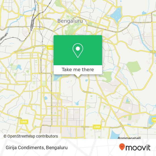 Girija Condiments, Hosur Road Bengaluru 560011 KA map