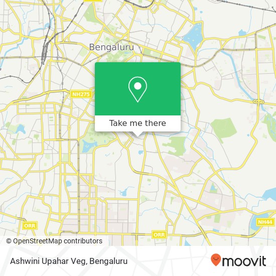 Ashwini Upahar Veg, BTS Main Road Bengaluru 560027 KA map