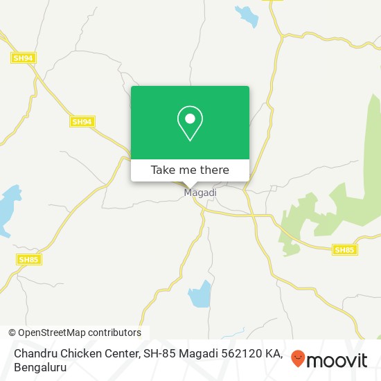 Chandru Chicken Center, SH-85 Magadi 562120 KA map