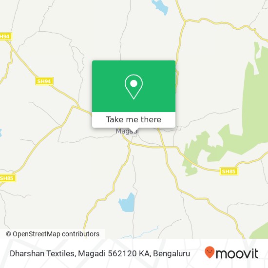 Dharshan Textiles, Magadi 562120 KA map