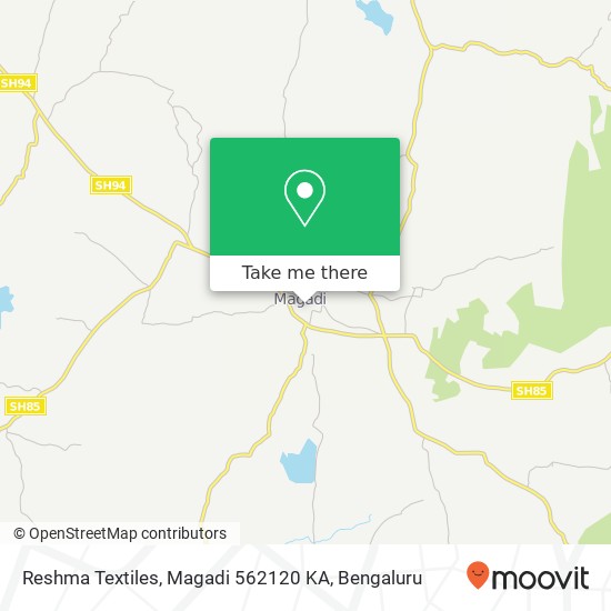 Reshma Textiles, Magadi 562120 KA map