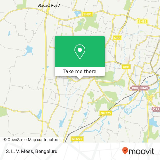 S. L. V. Mess, Ullal Main Road Bengaluru 560056 KA map