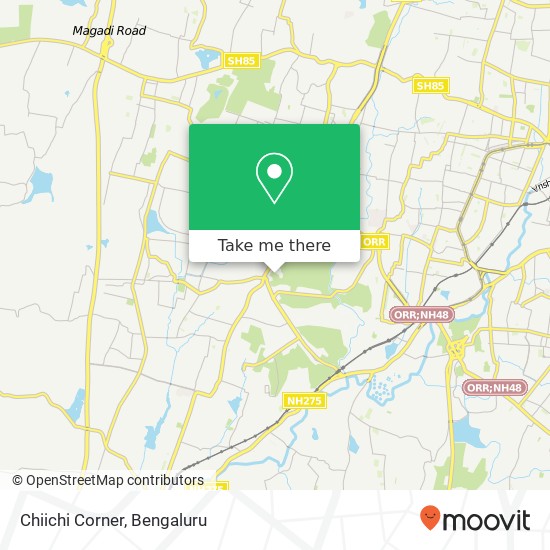 Chiichi Corner, Bengaluru 560072 KA map