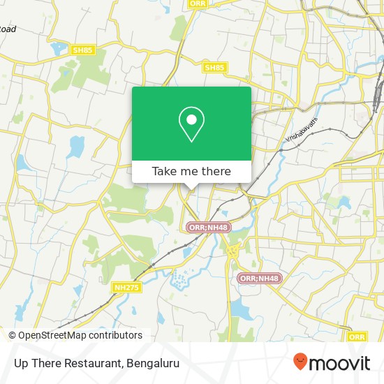 Up There Restaurant, Main Road Bengaluru 560072 KA map