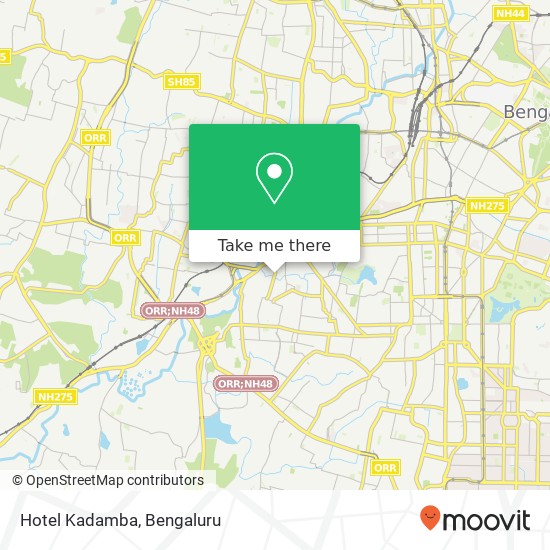Hotel Kadamba, 2nd Main Road Bengaluru 560026 KA map