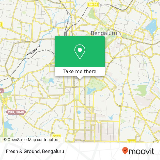 Fresh & Ground, East Circle Road Bengaluru 560004 KA map